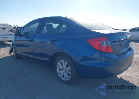 2012 Honda Civic Lx из США, поврежденный, VIN 2HGFB2F53CH513022